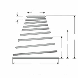 Diagrama de muelle cónico